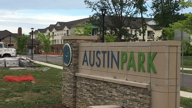 Austin Park, a 226-unit luxury apartment complex, will offer studio, and one- and two-bedroom units when it opens, which is targeted for later this summer. NICK BLIZZARD/STAFF