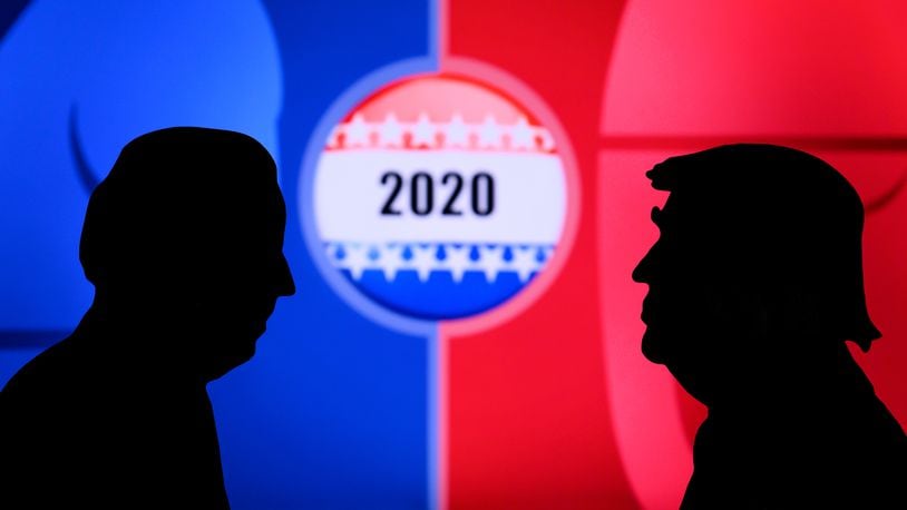 Donald Trump and Joe Biden will appear in the first of three 2020 presidential debates Tuesday, September 29. Image source: Shutterstock