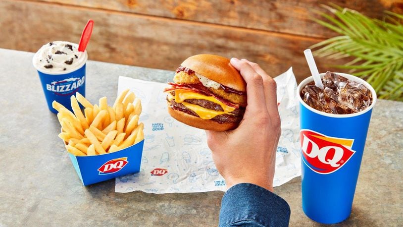 Dairy Queen guests can enjoy $1 off any of the restaurant’s five Signature Stackburgers with the DQ app (DAIRY QUEEN PHOTO).