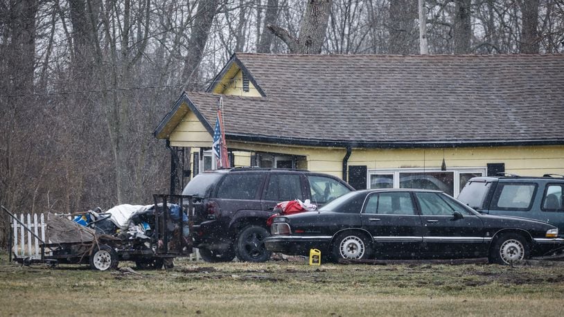 At least one person was injured in a house fire at Pinnacle Point in Jefferson Twp. early Wednesday, March 9, 2022. JIM NOELKER / STAFF