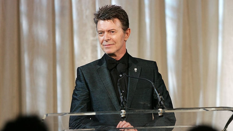 Singer David Bowie.