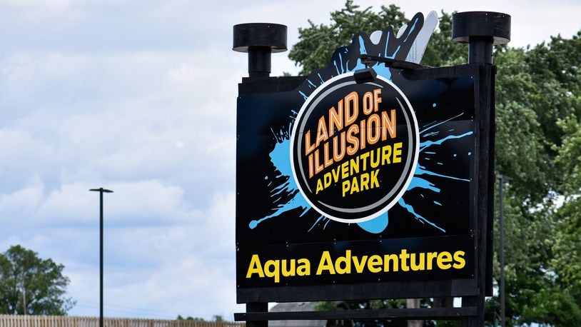 Land of Illusion Adventure Park on Thomas Road in Madison Township has Aqua Adventures park in summer months, Haunted Scream Park in the fall and a Christmas Glow in the winter. NICK GRAHAM / STAFF
