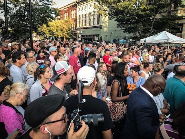 PHOTOS: Candlelight vigil in Dayton after shooting