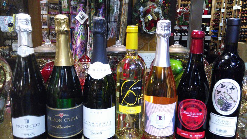 Get a head start on the New Year with a sampling of sparkling beverages at the Gifted Ferret in Woodstock. (Contributed)