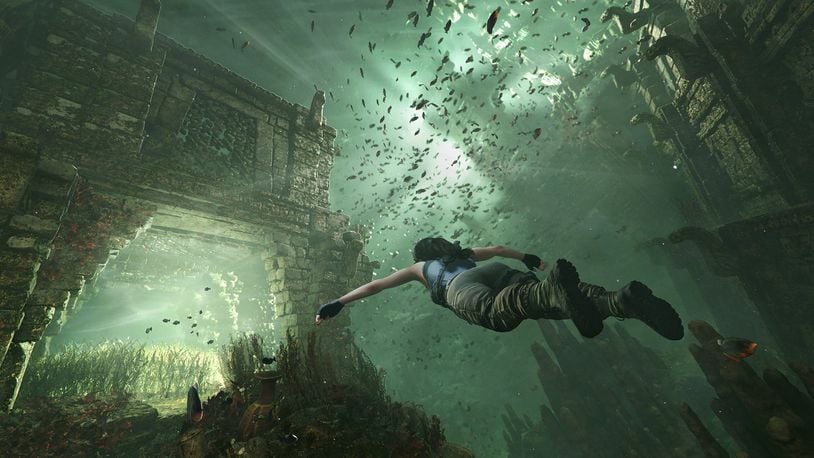 “Shadow of the Tomb Raider” features more underwater areas. (Square Enix)