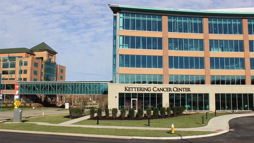 Kettering Health Network’s cancer center has been open a little less than a year. The $53 million, 120,000 square-foot, five-story, comprehensive cancer center is located in the new Pavilion building at 3700 Southern Blvd. in Kettering, across the street from Kettering Medical Center. STAFF FILE PHOTO