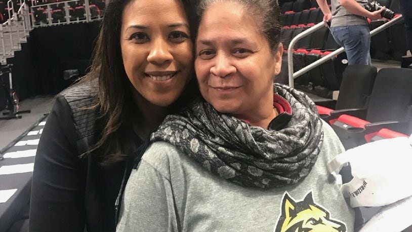 Katrina Merriweather (left) and her mom, Roxanne. CONTRIBUTED