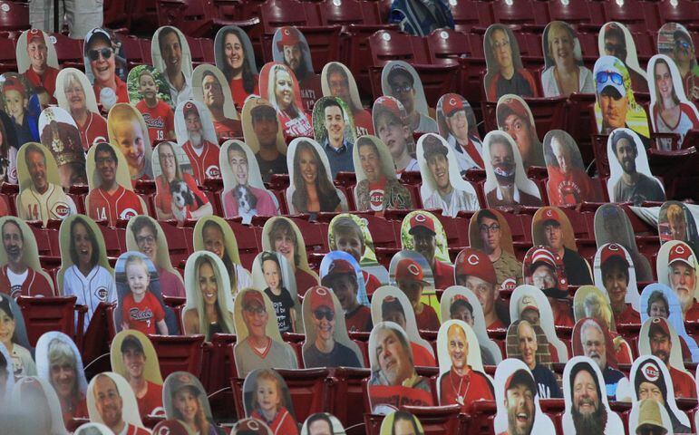 Reds fan cutouts