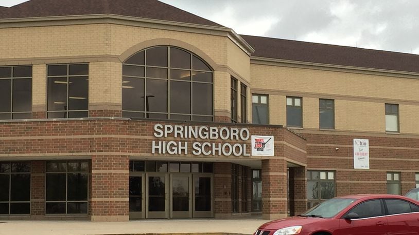 Springboro High School. Staff photo by Lawrence Budd