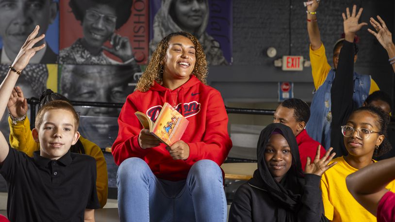 University of Dayton women's basketball standout Destiny Bohanon is working iwth Learn to Earn Dayton on a new initiative to combat chronic absenteeism. CONTRIBUTED