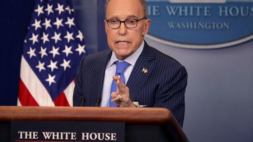 White House National Economic Council Director Larry Kudlow holds a news briefing about the upcoming G7 meetings in the Brady Press Briefing Room at the White House June 6, 2018 in Washington, DC.