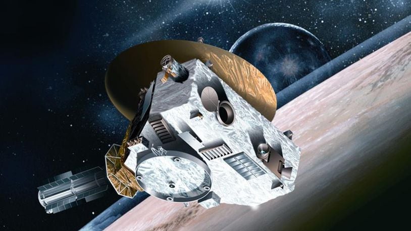 An artist's conception of New Horizons.