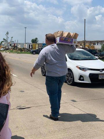 PHOTOS: People helping people after devastating tornadoes strike Miami Valley
