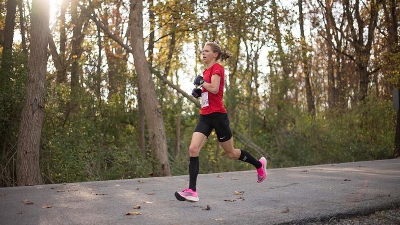 Ann Alyanak of Bellbrook is one of the most accomplished distance runners the Miami Valley has ever known. She’s the defending U.S. Air Force Marathon women’s champion and the winner of two of the last three USAF Marathons (2019 and 2017). She qualified for three US Olympic Trials – 2008, 2012 and most recently for the 2020 Trials prior to the Tokyo Games --  was the second best American woman finisher in the Boston Marathon in 2007, won the Columbus Marathon in 2011 and represented the United States in world championship  events in Hungry and Japan. A former Big Ten champion at Purdue who grew up on a farm outside of Bluffton, she was the University of Dayton cross country coach from 2004 to 2010 and was named the Atlantic 10 Conference Coach of the Year in 2009. She currently coaches athletes from across the nation on line. CONTRIBUTED