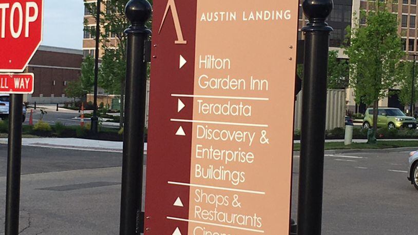 Austin Landing’s developer plans to improve signage to improve navigation and traffic flow. NICK BLIZZARD/STAFF