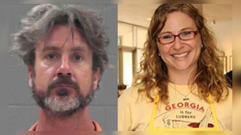 Marcus Lillard (left) is accused of killing UGA professor Marianne Shockley (right), deputies said.