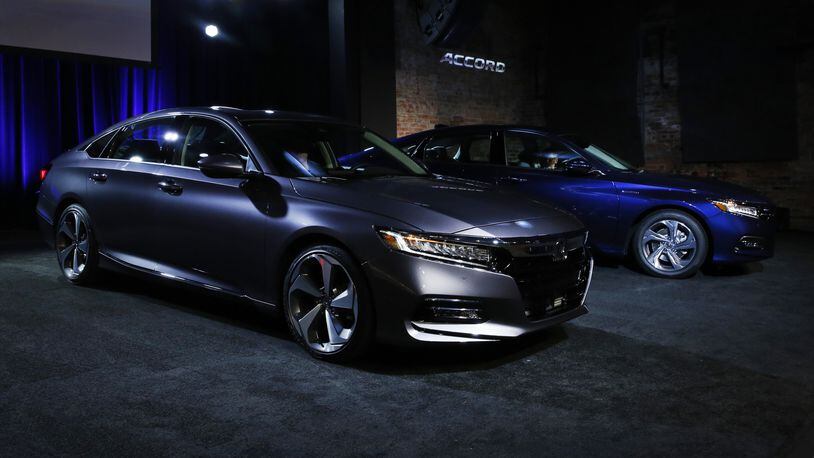 2018 Honda Accords built at the Honda Marysville Auto Plant in Marysville, Ohio./Submitted