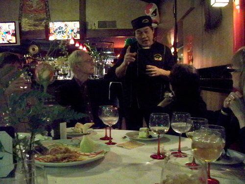 Chinese New Year dinner celebration