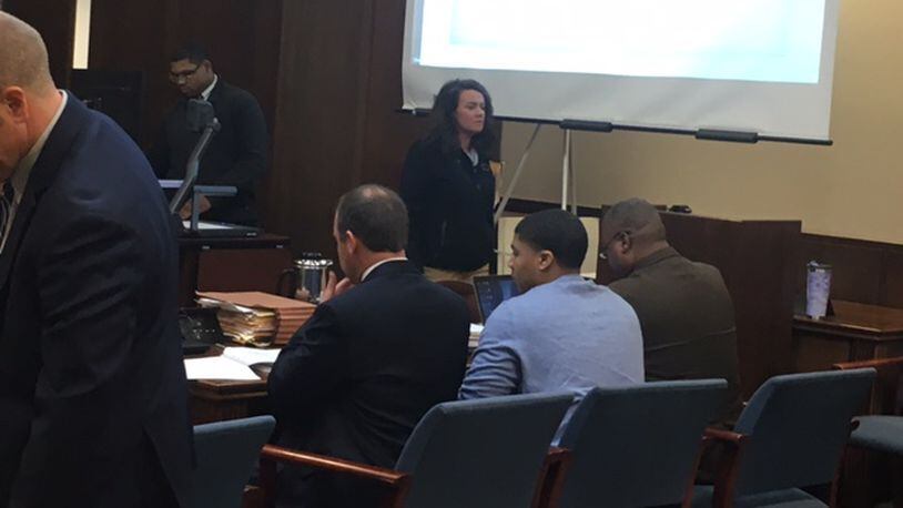 Opening statements for the trial of Kylen Gregory, accused of killing Ronnie Bowers in a 2016 Kettering shooting, began Tuesday morning. STAFF PHOTO / NICK BLIZZARD