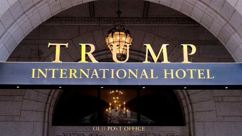 In this March 11, 2019 file photo, the Trump International Hotel is seen in Washington.