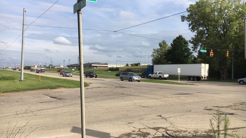 Monroe is planning to make several changes to the intersection of Lawton Avenue and Ohio 63. ED RICHTER/STAFF