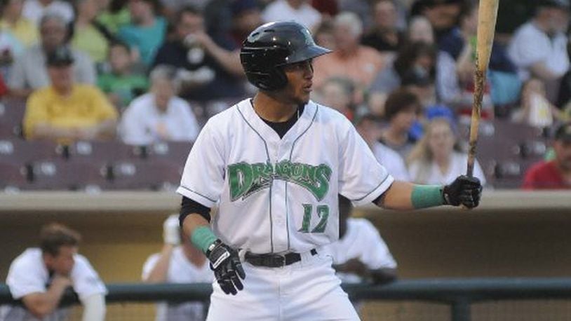 Jose Siri is tied with teammate Brantley Bell for most stolen bases in the Midwest League with 11. MARC PENDLETON / STAFF