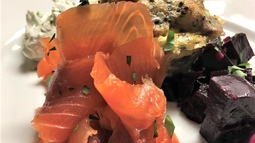 Smoked salmon, one of the dishes on the Corner Kitchen's new brunch menu.