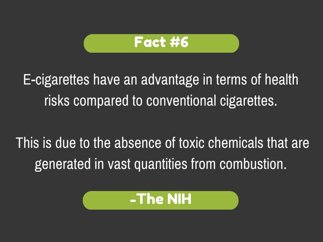 7 facts about e-cigarettes