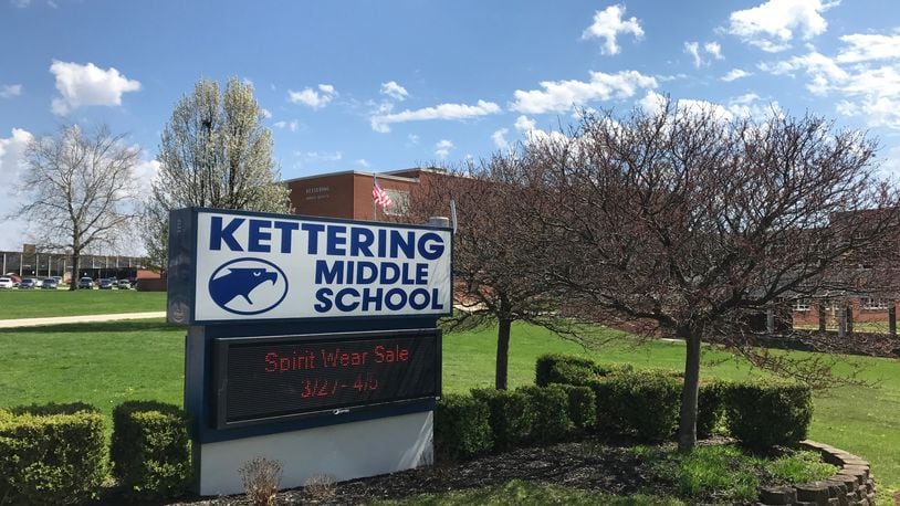 Kettering Middle School in Kettering. TREMAYNE HOGUE / STAFF