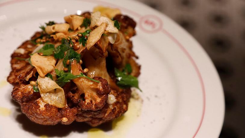 Cauliflower, with Crispy Garlic and Chili, is on the menu at APL restaurant in Hollywood, Calif. (Genaro Molina/Los Angeles Times/TNS)