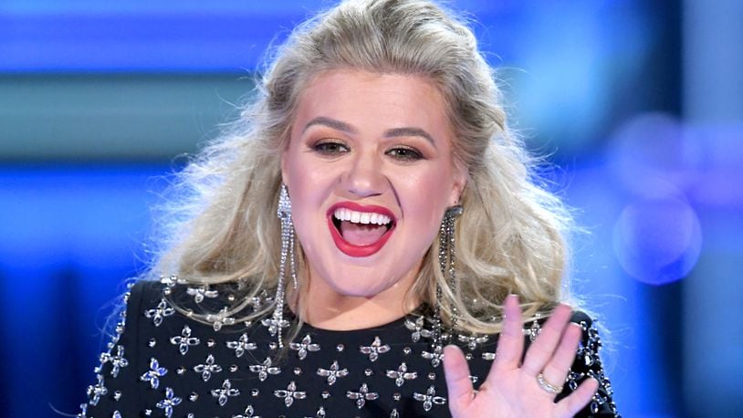 LAS VEGAS, NEVADA - MAY 01: Host Kelly Clarkson speaks onstage during the 2019 Billboard Music Awards at MGM Grand Garden Arena on May 01, 2019 in Las Vegas, Nevada.