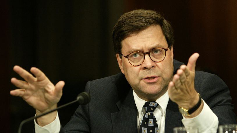 William Barr, shown in 2003, was attorney general under President George H.W. Bush. Bloomberg photo by Chris Kleponis