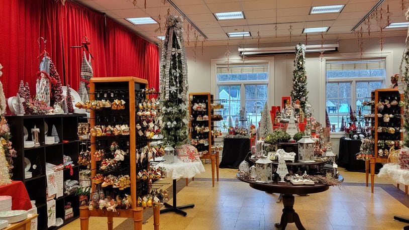 The Carillon Historical Park’s Museum Store Christmas Shoppe is open and a great place to find décor, gifts, and keepsakes for the holiday season, including the popular ornaments, Old World Christmas. CONTRIBUTED PHOTO