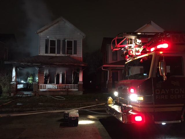Strong winds cause Dayton house fire to become unmanageable