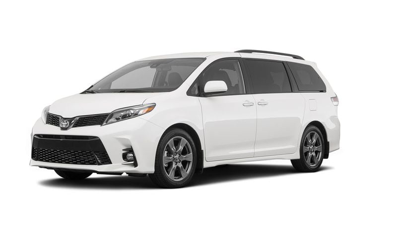 The Toyota Sienna family van enters the 2019 model year with standard Amazon Alexa and Apple CarPlay, compatibility for all grades, AWD for the SE grade as well as a slew of new options for LE and SE grades. Metro News Service photo