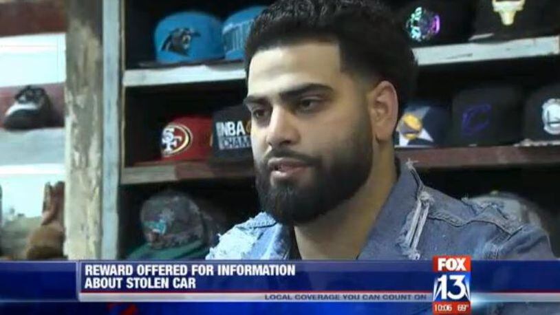 Superior store manager T. Ginem says a thief stole his car and other valuable merchandise.