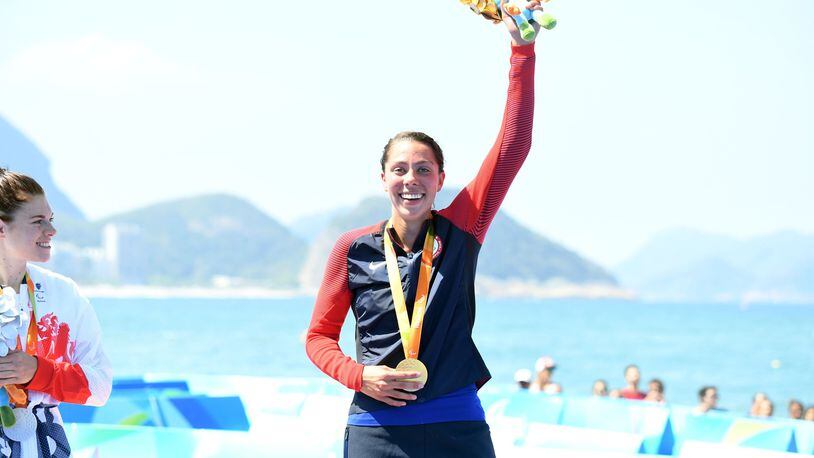 Grace Norman won a gold medal in the triathlon last year at the Paralympics in Rio. CONTRIBUTED