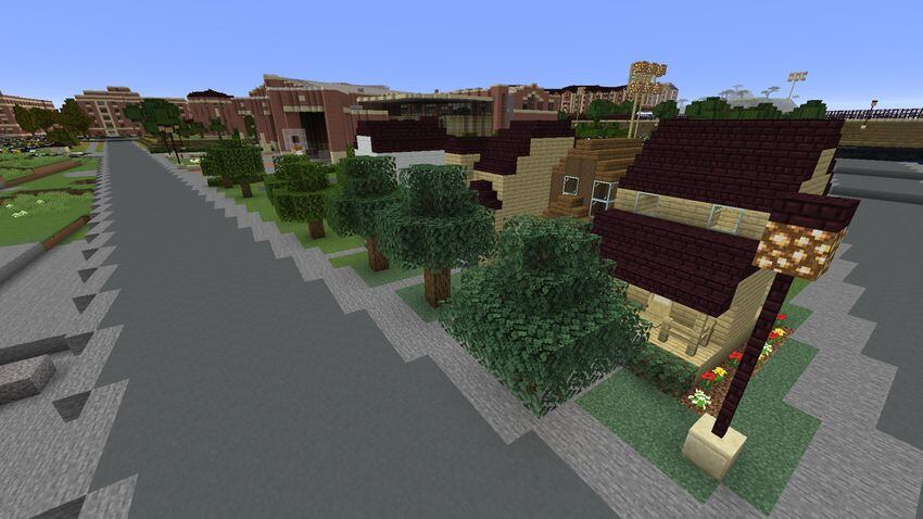PHOTOS: Take a tour of the University of Dayton campus in Minecraft