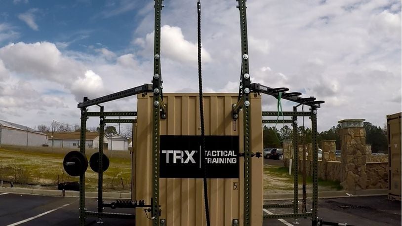 Combat Athlete Training classes utilizing the brand-new TRX Tactical Training Locker, a functional training rig that can be utilized by dozens of users at a time, will begin May 16 from 4 to 5 p.m. (Contributed photo)