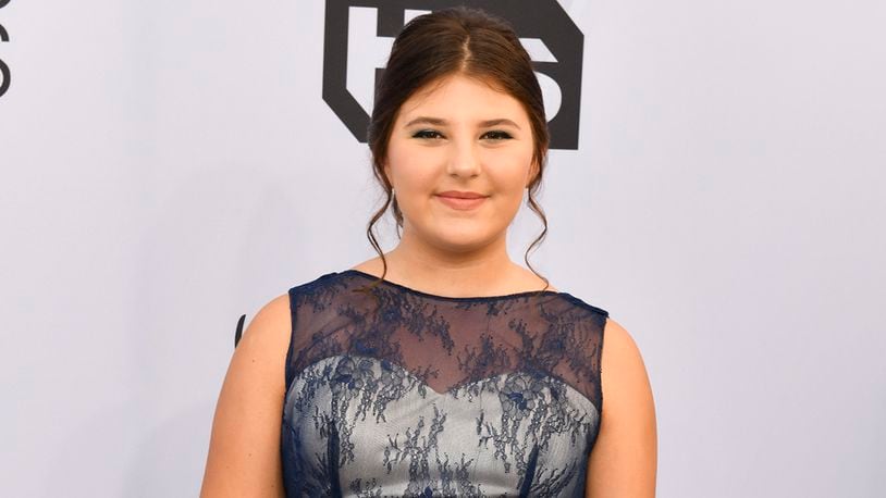 Mackenzie Hancsicsak arrives at the 25th annual Screen Actors Guild Awards at The Shrine Auditorium on Jan. 27, 2019, in Los Angeles.