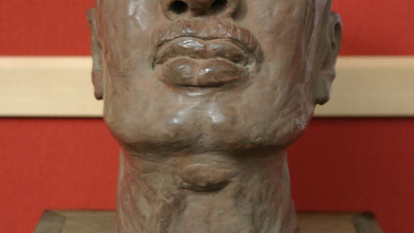 “Lift up my Eyes Unto the Hills” clay likeness of Reverend Dr. Charles Brown by Lois Fortson. PAMELA DILLON/CONTRIBUTED
