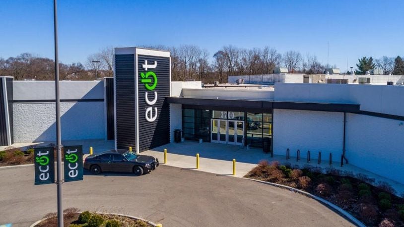 The corporate headquarters building of the Electronic Classroom of Tomorrow (ECOT) is being auctioned starting today, along with furnishings, equipment, tools, vehicles and office supplies.