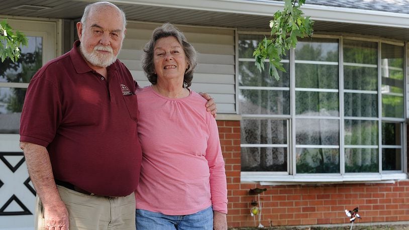 Robert and Lee Naragon have lived in their Fairborn home since 1967. MARSHALL GORBY\STAFF