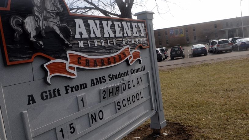 Ankeney Middle School, 4085 Shakertown Road, Beavercreek (Marshall Gorby/Staff)