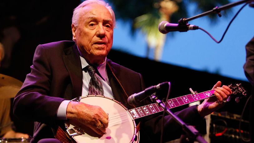 Musician Earl Scruggs performs onstage during day one of California's Stagecoach Country Music Festival held at the Empire Polo Club on April 25, 2009 in Indio, California. On Jan. 11, 2019, the Google Doodle honored Scruggs.