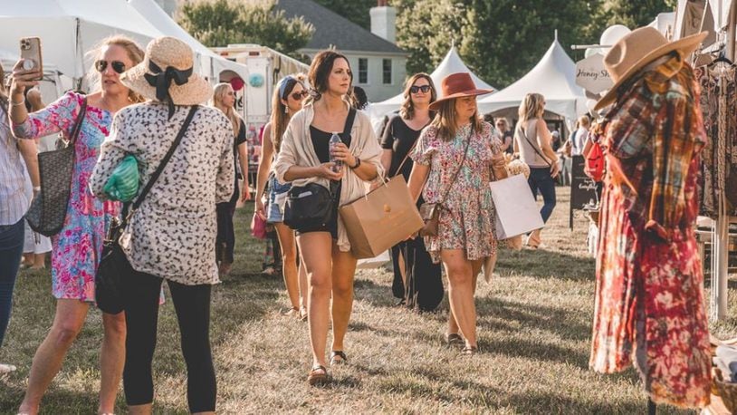 Charm at the Farm is a vintage market shopping experience in Lebanon that supports local and women-owned small businesses, selling a mix of vintage and handmade items including furniture, clothes, jewelry, art and more. CONTRIBUTED