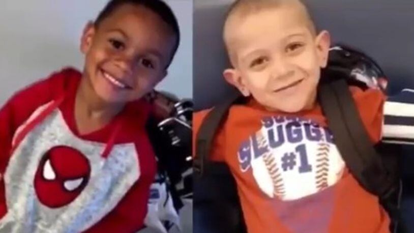 Two 6-year-old boys from cities nearly 1,300 miles apart will forever be connected by one heart through the gift of organ donation. (Boston25News.com/Boston25News.com)