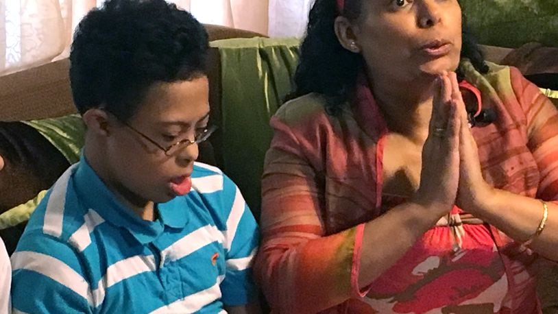 Fatiha Elgharib pleads for someone to intervene in her deportation case, fearing after 22 years in the U.S. she will be separated from her family, including 15-year-old Sami Hamdi, who has Down syndrome and for whom she is the primary caregiver.