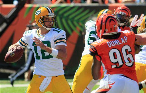 Scenes from the Bengals 34-30 win over the Packers