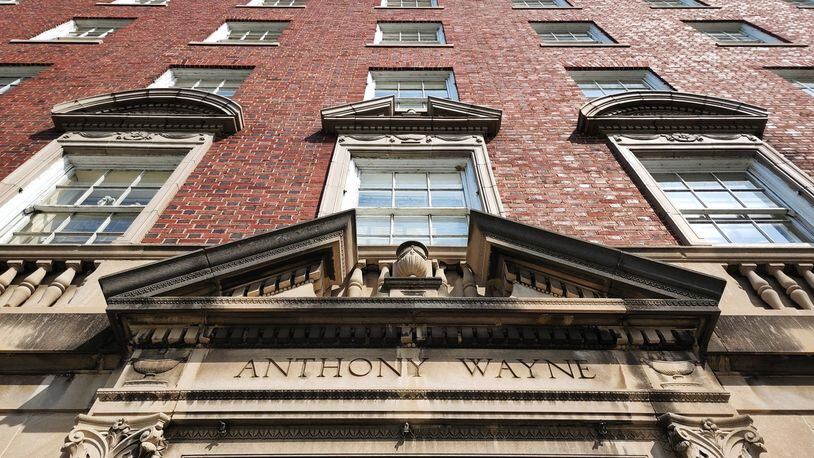 A developer has plans to turn the Anthony Wayne Apartments on South Monument Street into a 54-room boutique hotel. If the sale goes through, construction on the hotel could start in early 2023 and take a year to complete. Residents have been notified of the project and given six months' notice to vacate. NICK GRAHAM/STAFF